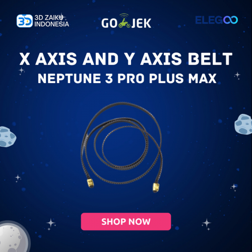ELEGOO Neptune 3 Pro Plus Max X Axis and Y Axis Belt - Y Axis MAX